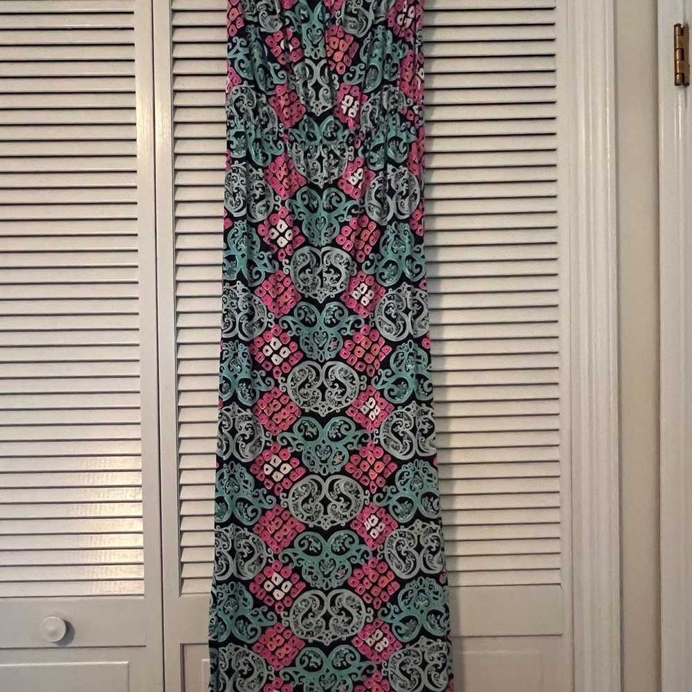 EUC Strapless Lilly Pulitzer Marlisa Maxi Dress - image 2