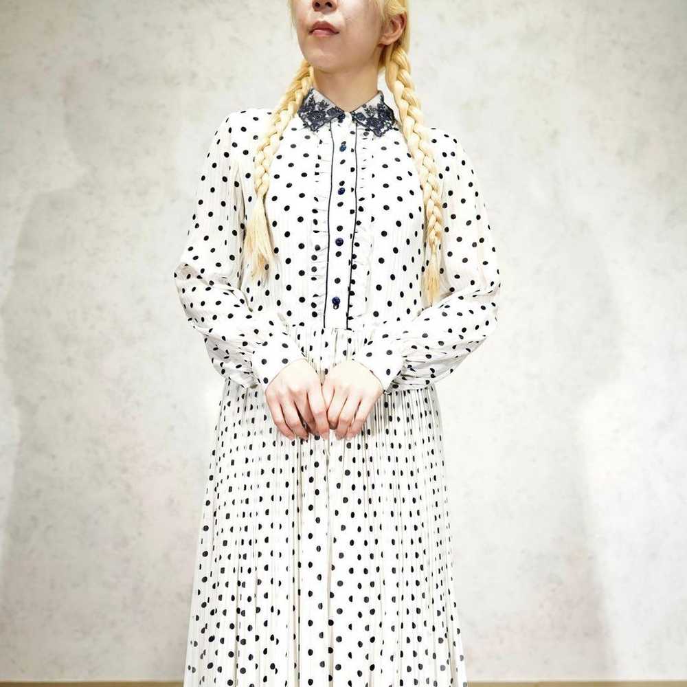 RETRO VINTAGE Retro Vintage Polka Dot Dress - image 3