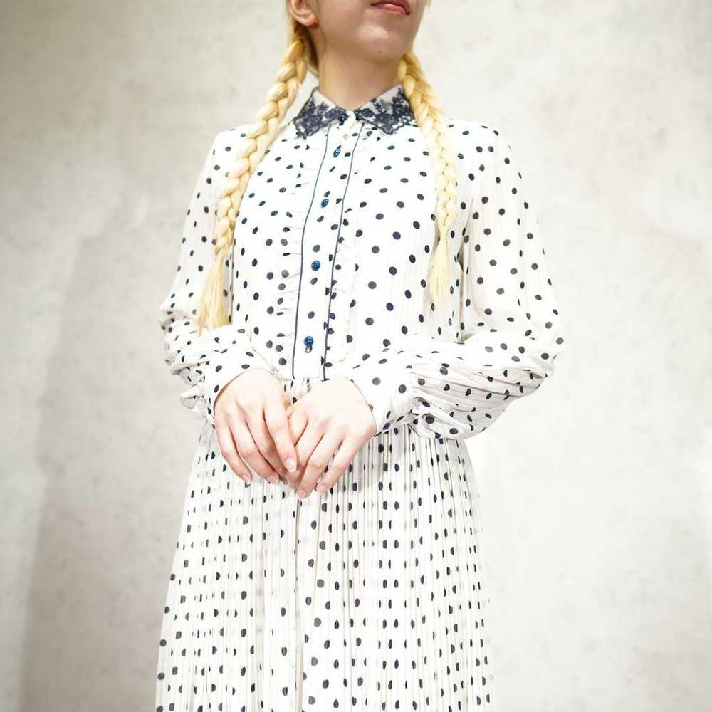 RETRO VINTAGE Retro Vintage Polka Dot Dress - image 4