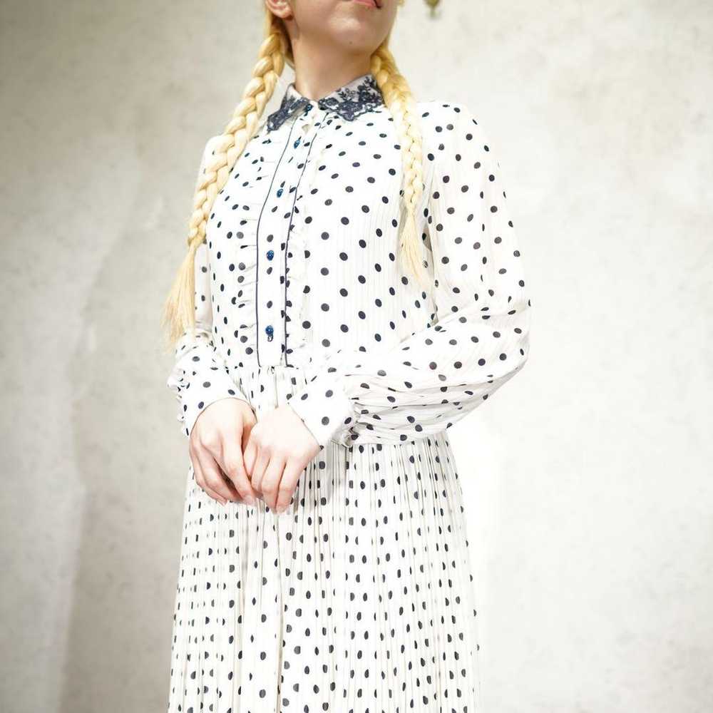 RETRO VINTAGE Retro Vintage Polka Dot Dress - image 5