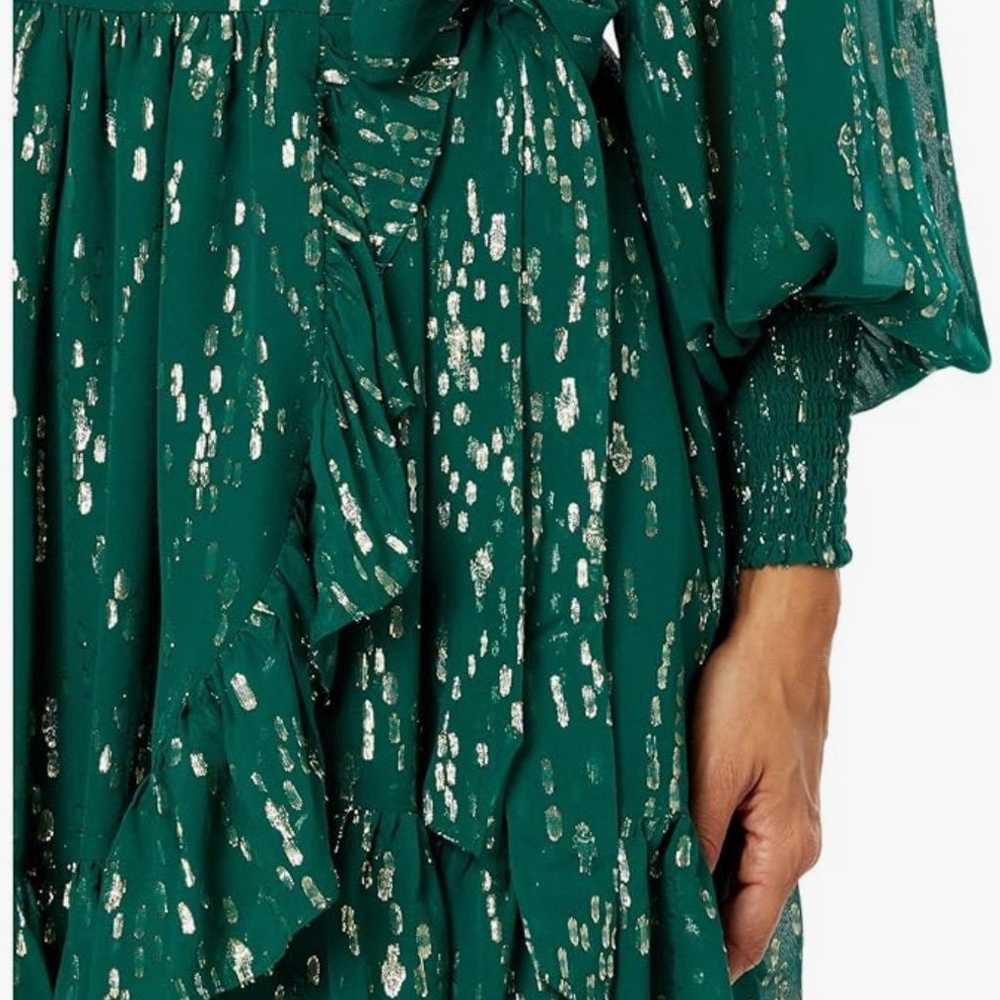 Lilly Pulitzer Birdy Long Sleeve Silk Wrap Dress - image 3