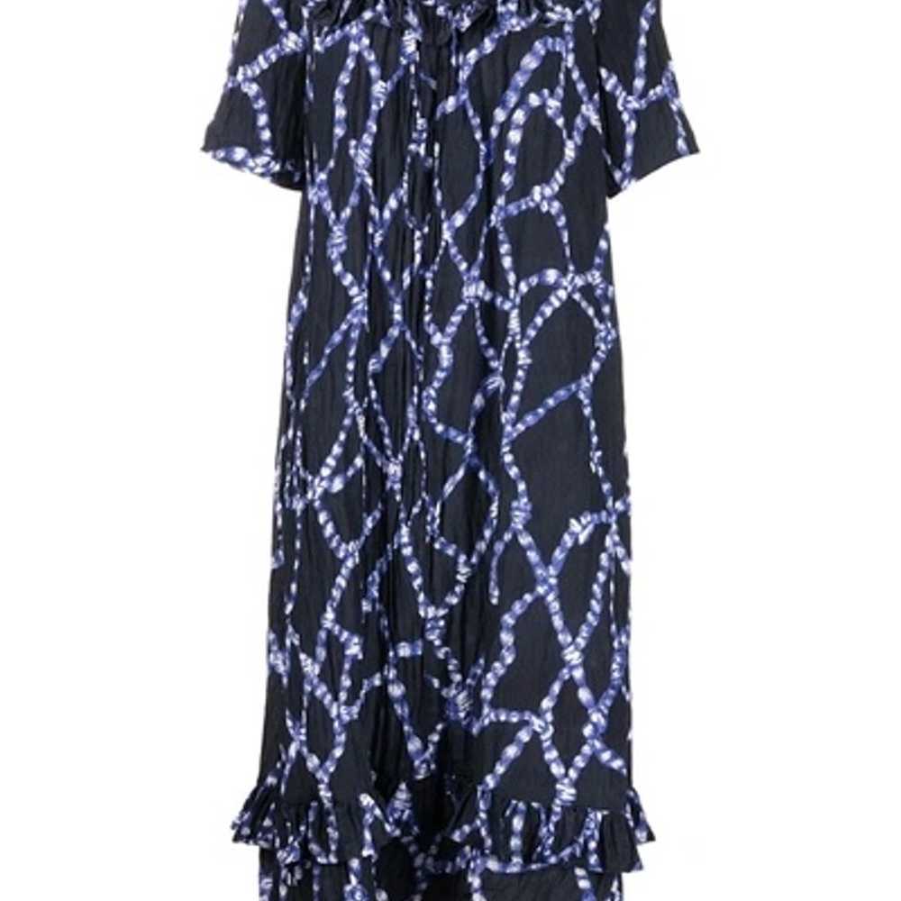 BAUM UNDER PFERDGARTEN Ailing Crinkle Midi Dress - image 1