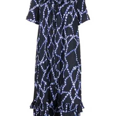 BAUM UNDER PFERDGARTEN Ailing Crinkle Midi Dress - image 1