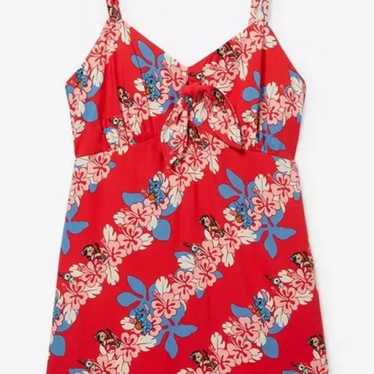 Disney Lilo & Stitch Hibiscus Tie-Front Dress Plu… - image 1