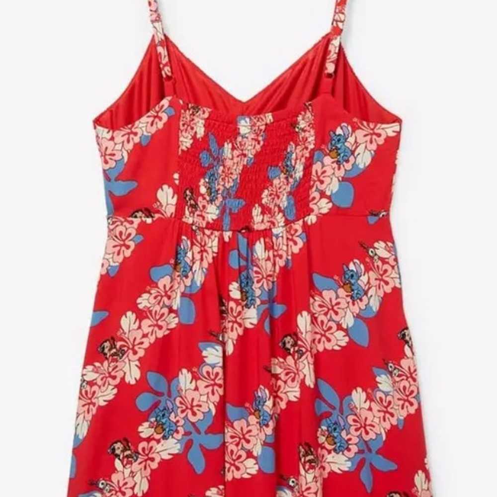 Disney Lilo & Stitch Hibiscus Tie-Front Dress Plu… - image 2