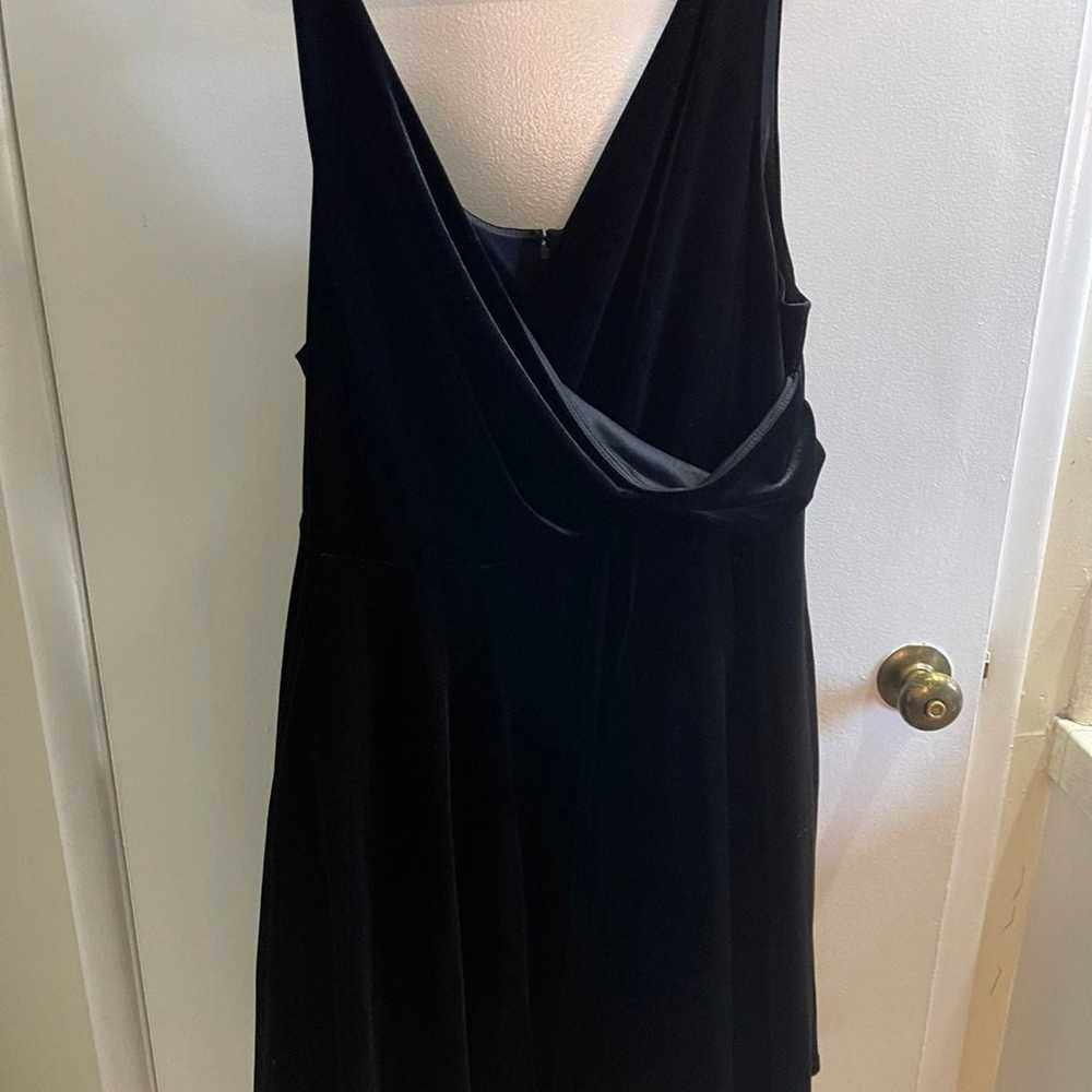 Torrid Velvet Surplice Dress - image 2