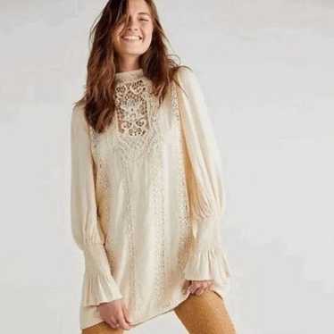 Free People One Vienna Mini Dress - Cream