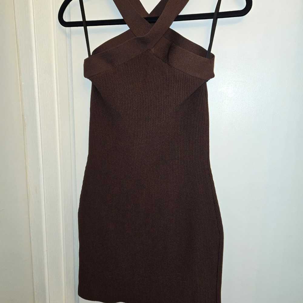 Aritizia Sculpt Knit Criss Cross Dress size Small - image 4