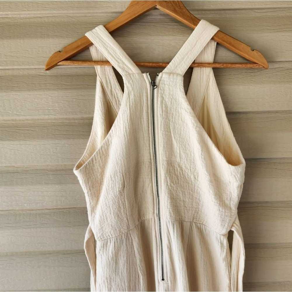 Anthropologie cream textured cotton jumpsuit - image 11