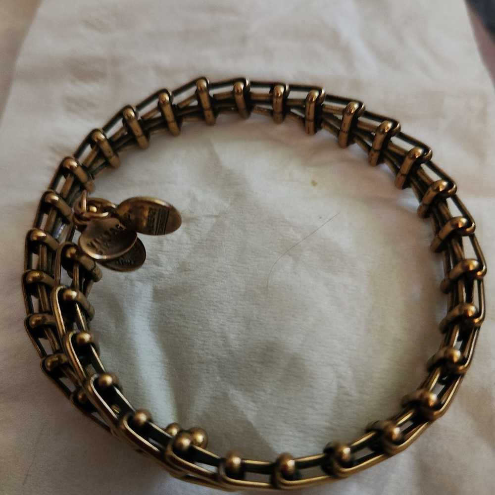 Alex and Ani Vintage Sixty-Six cuff bracelet - image 2