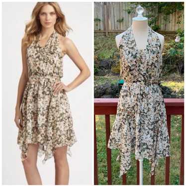 Anthro Leifsdottir 100% Silk Floral Dress - image 1