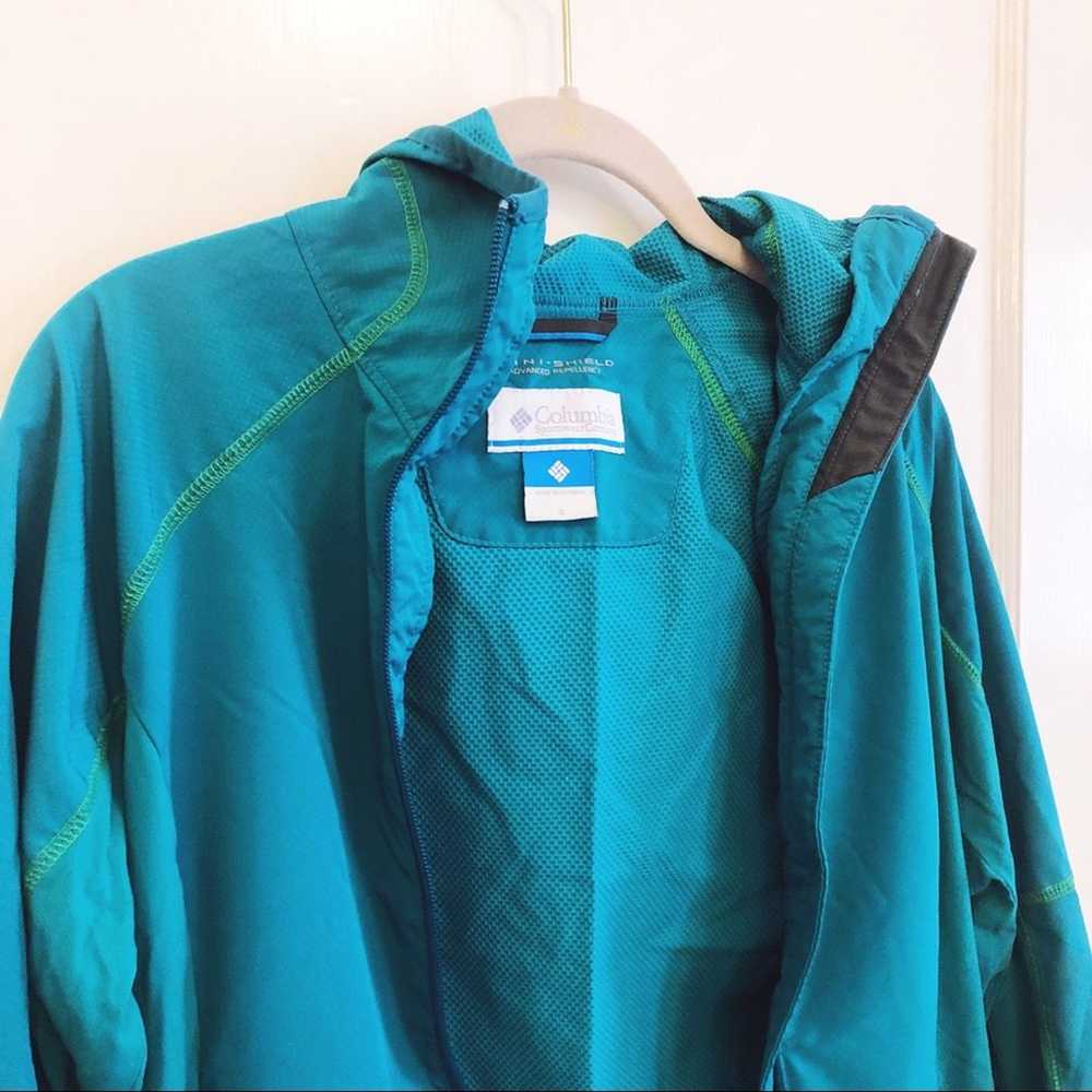 Columbia Columbia Dark Teal Rain Jacket - image 6