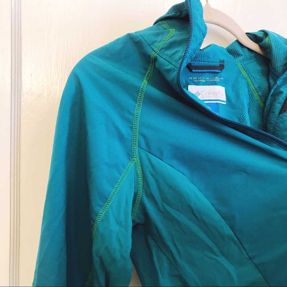 Columbia Columbia Dark Teal Rain Jacket - image 7