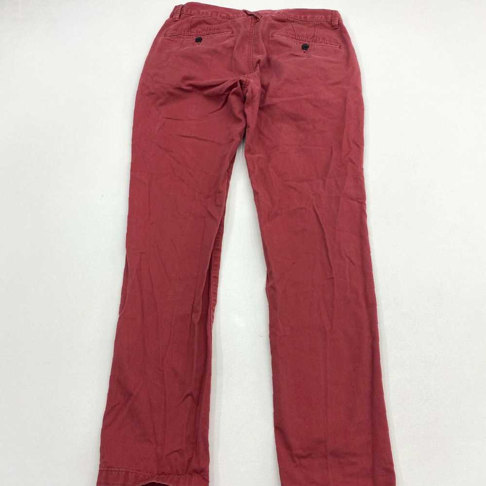 Topman Mens 32 Red Low Rise Cotton Blend Stretch … - image 6