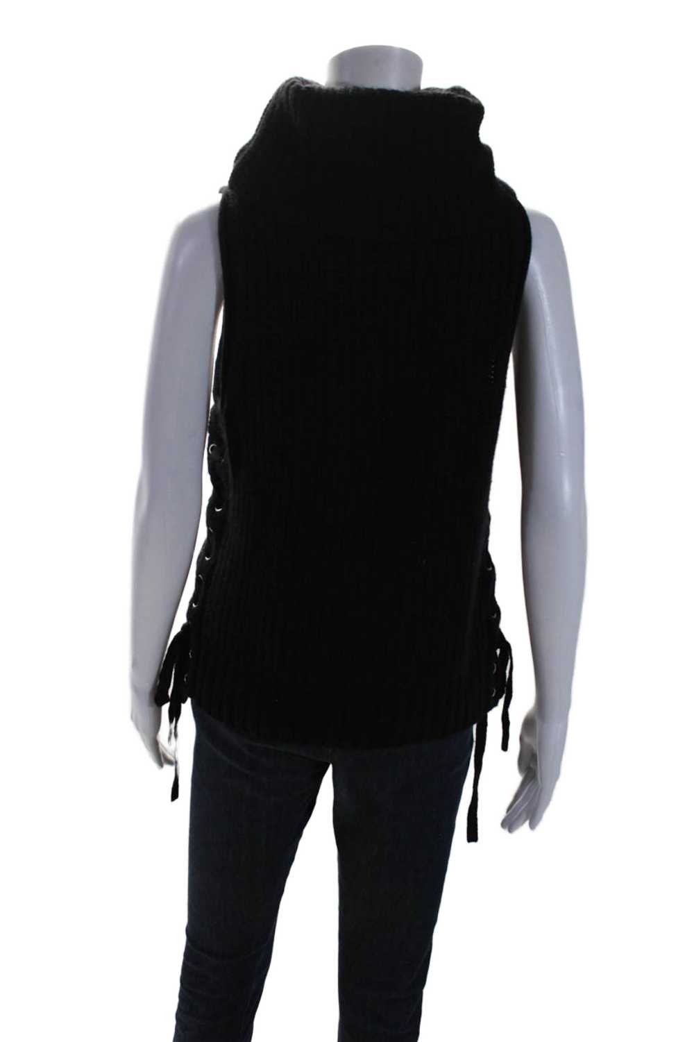 Autumn Cashmere Womens Sleeveless Turtleneck Lace… - image 3