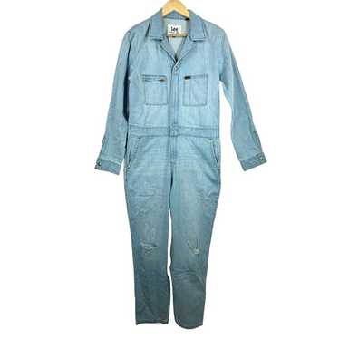 Lee Union Alls Vintage Modern 90s denim overall d… - image 1