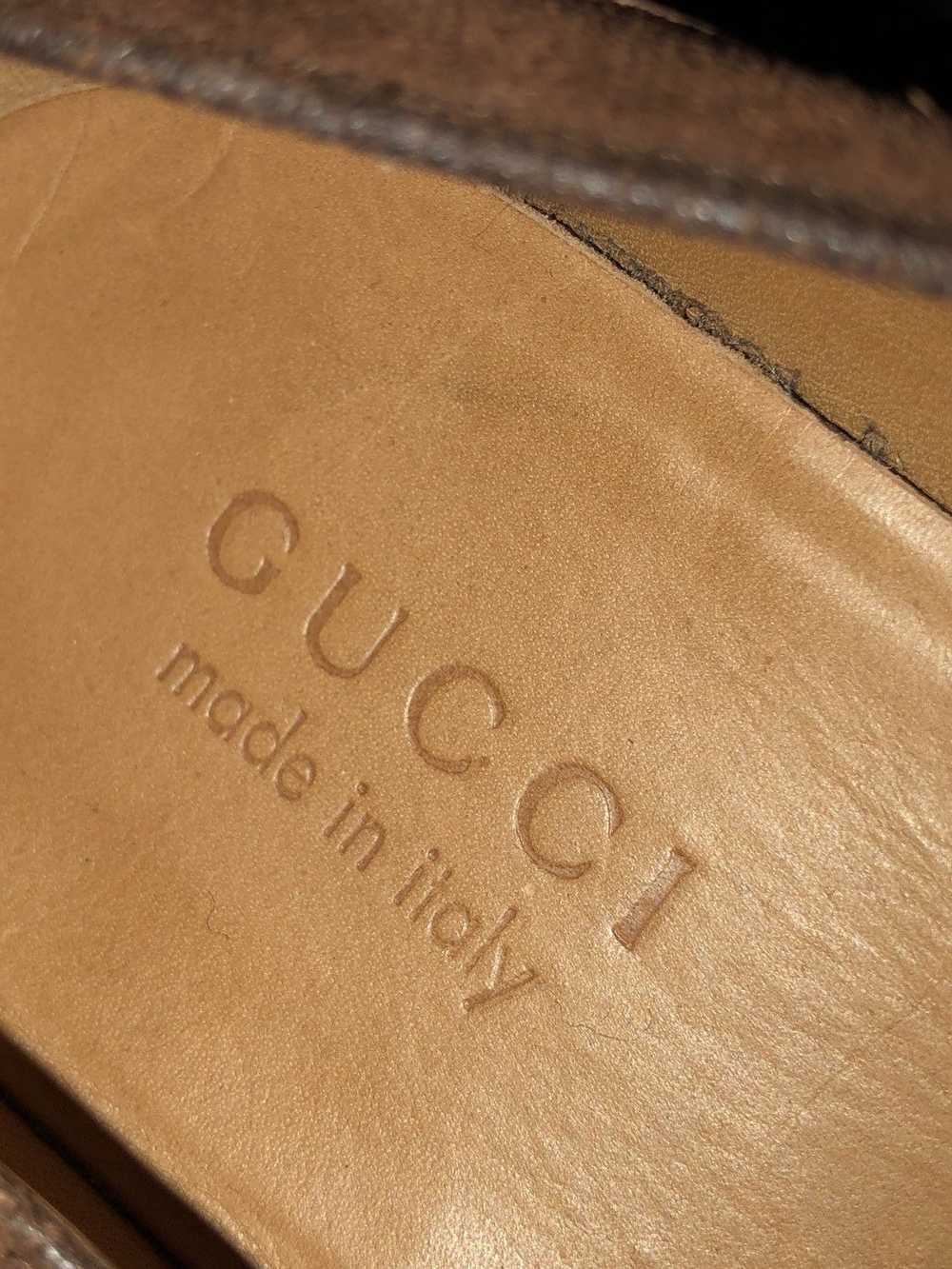 Gucci Gucci Light Brown Tan Leather Penny Loafers - image 6