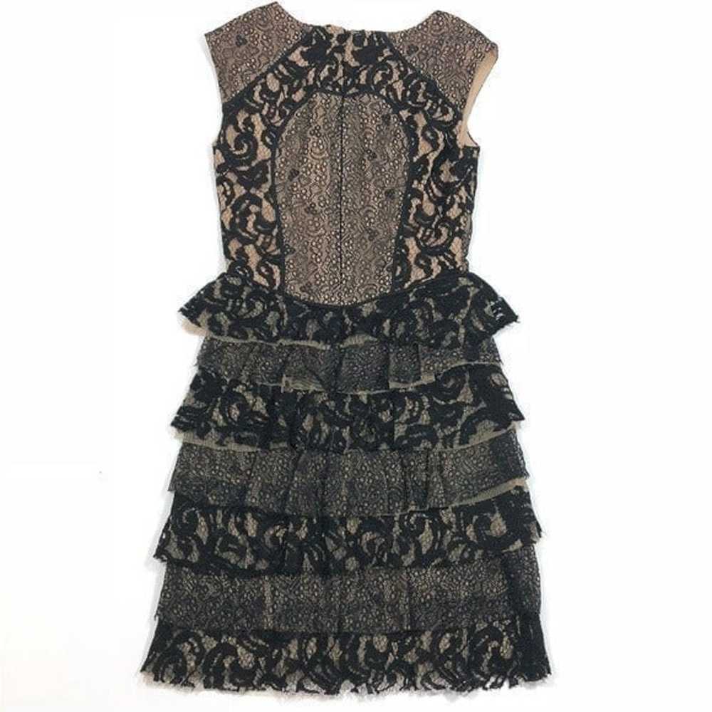 BCBGMaxazria Lace Tiered Ruffle Kayla Large - image 5