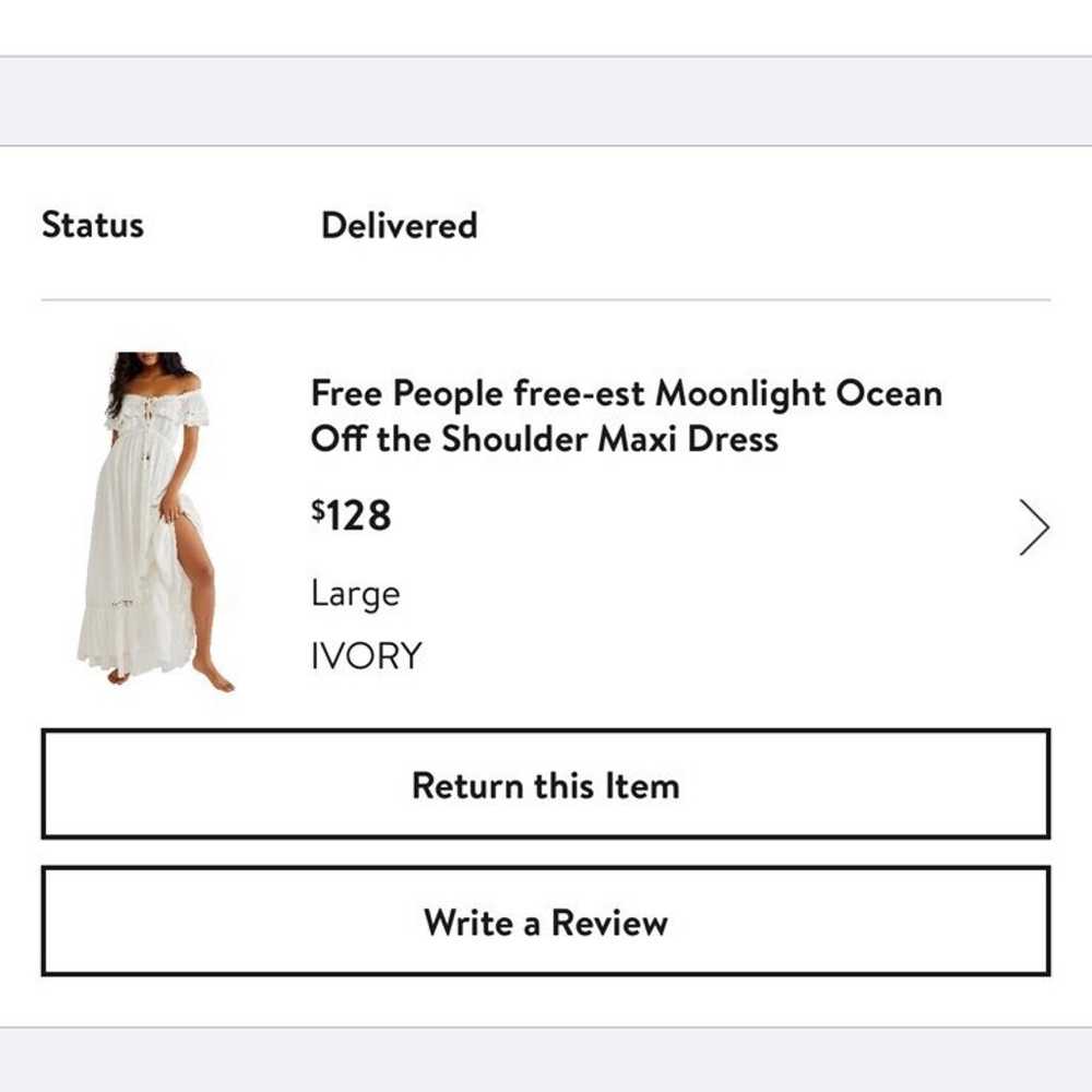 Free People Moonlight Ocean Dress - image 1