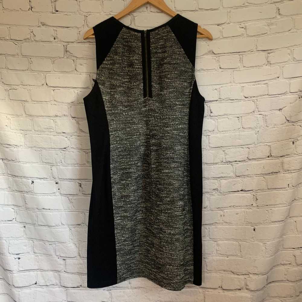 Eileen Fisher Colorblock Tweed Black White Knit S… - image 7