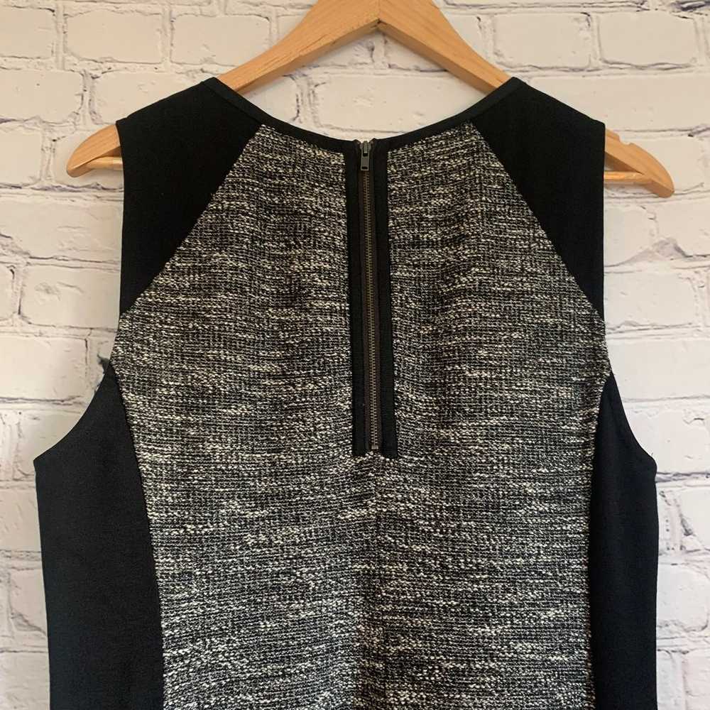 Eileen Fisher Colorblock Tweed Black White Knit S… - image 8