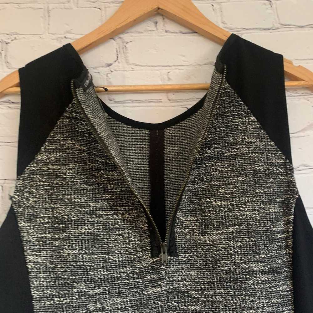 Eileen Fisher Colorblock Tweed Black White Knit S… - image 9