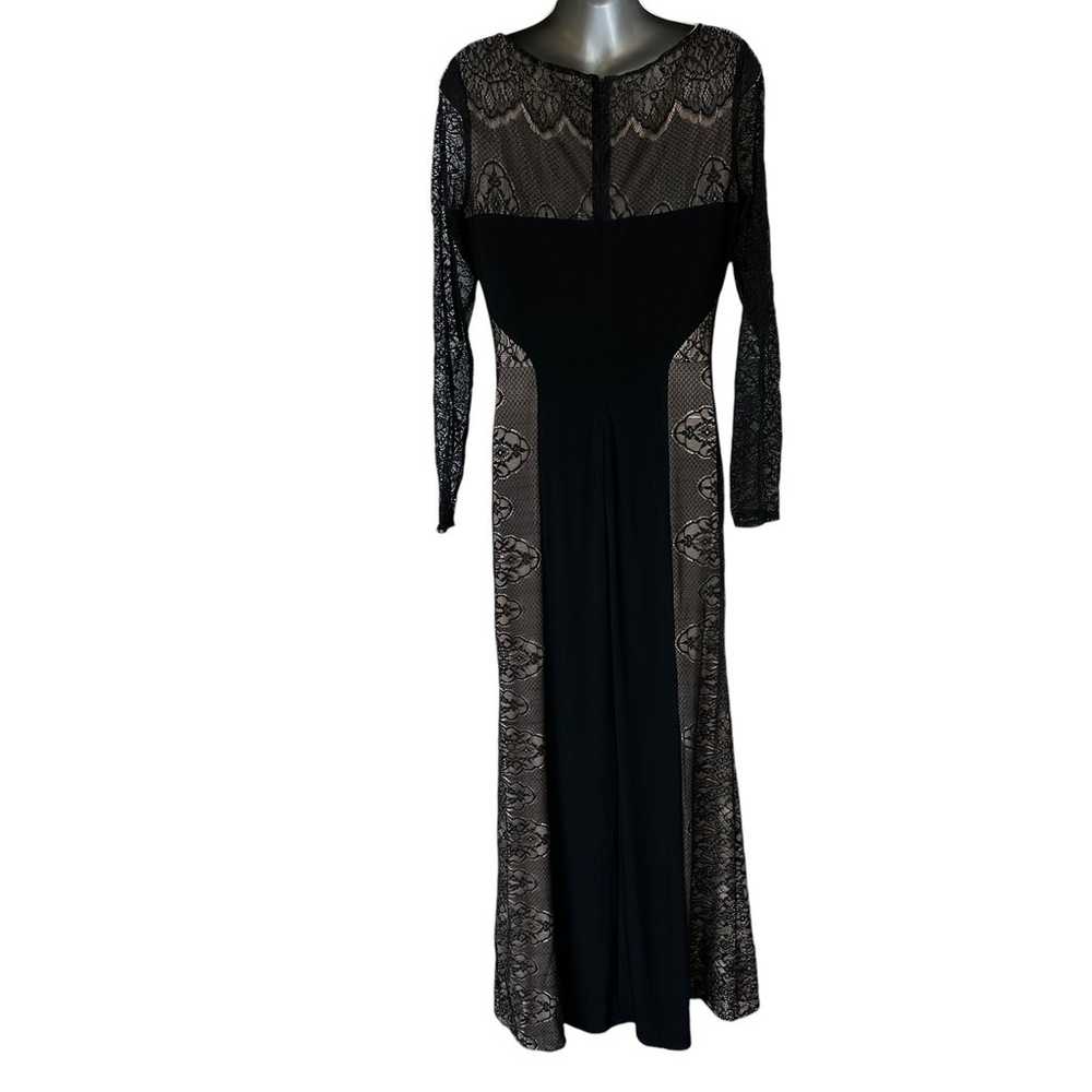 Vintage Lauren Ralph Lauren Evening Gown Black Nu… - image 2