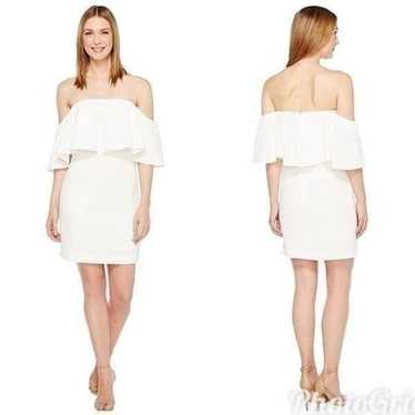 TRINA TURK Off The Shoulder Mini Dress Ruffle She… - image 1