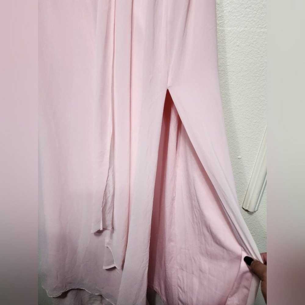 Lulu's Splendid Aura Light Pink Chiffon Pleated S… - image 8