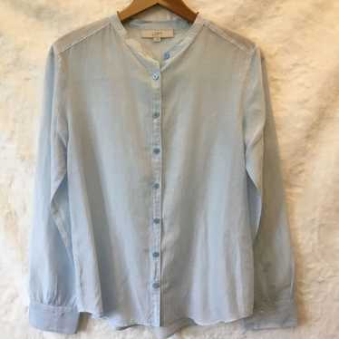 Loft LOFT Light Blue Button Up Shirt