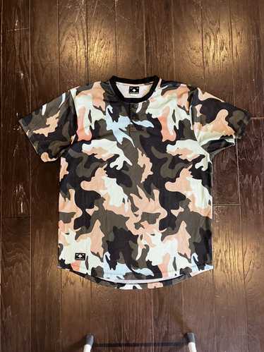 LRG × Vintage Camouflage Mesh LRG Baseball T