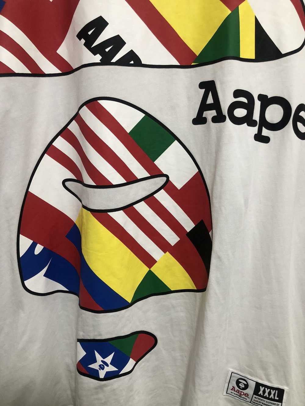 Aape × Bape Aape by Bathing Ape Big Logo Tee - image 3