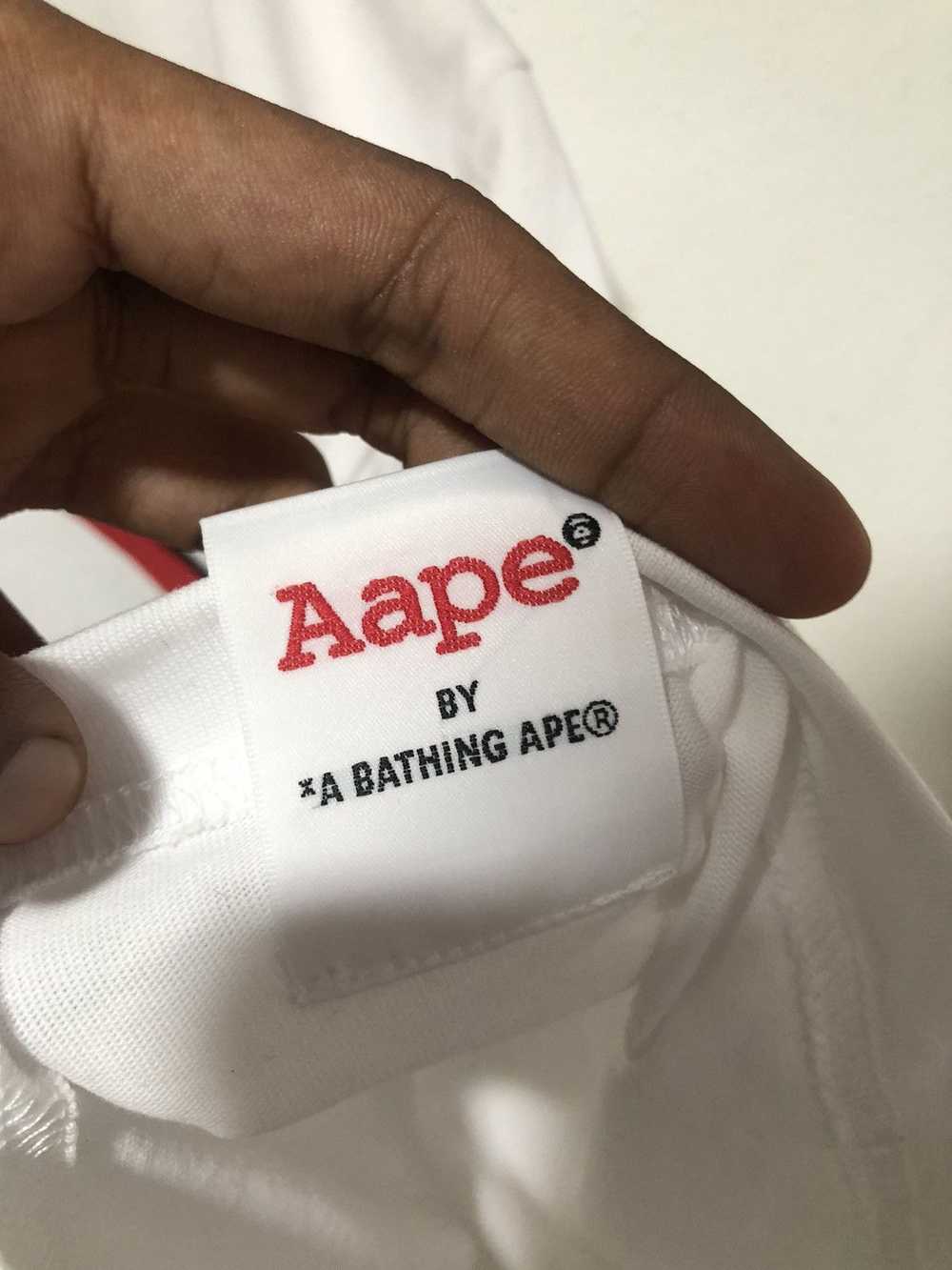 Aape × Bape Aape by Bathing Ape Big Logo Tee - image 7