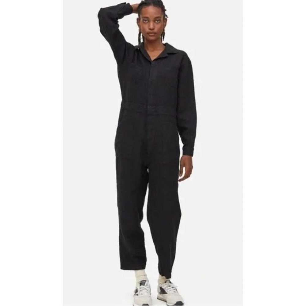 Mate the Label Linen Long Sleeve Jumpsuit - image 1