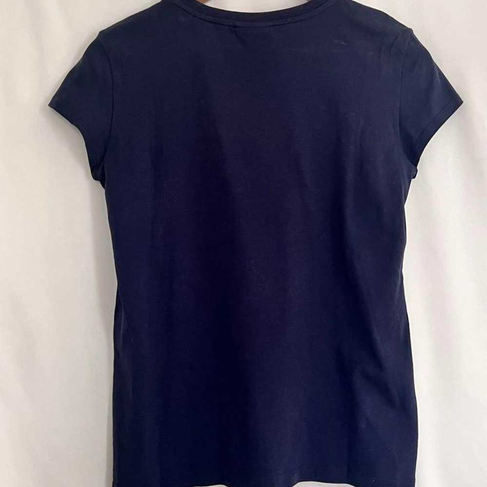 Fendi logo print t-shirt in navy 12+ - image 2