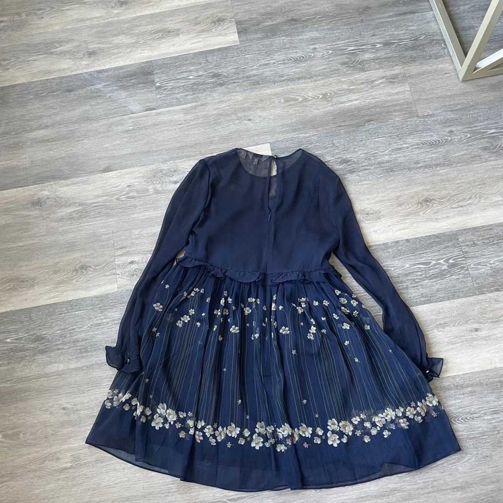 Navy Long sleeved Ted baker dress - image 3