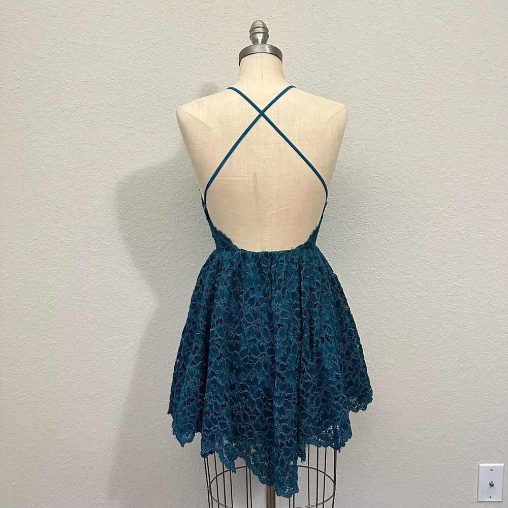 NWOT NBD REVOLVE Strappy Crossback Lace Mini Dres… - image 7