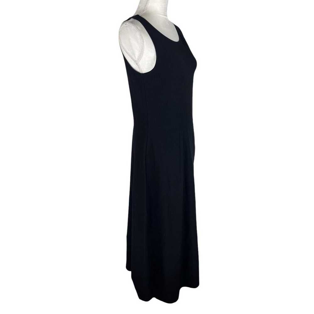 Eileen Fisher Lagenlook Black Sleeveless Scoop Ne… - image 2