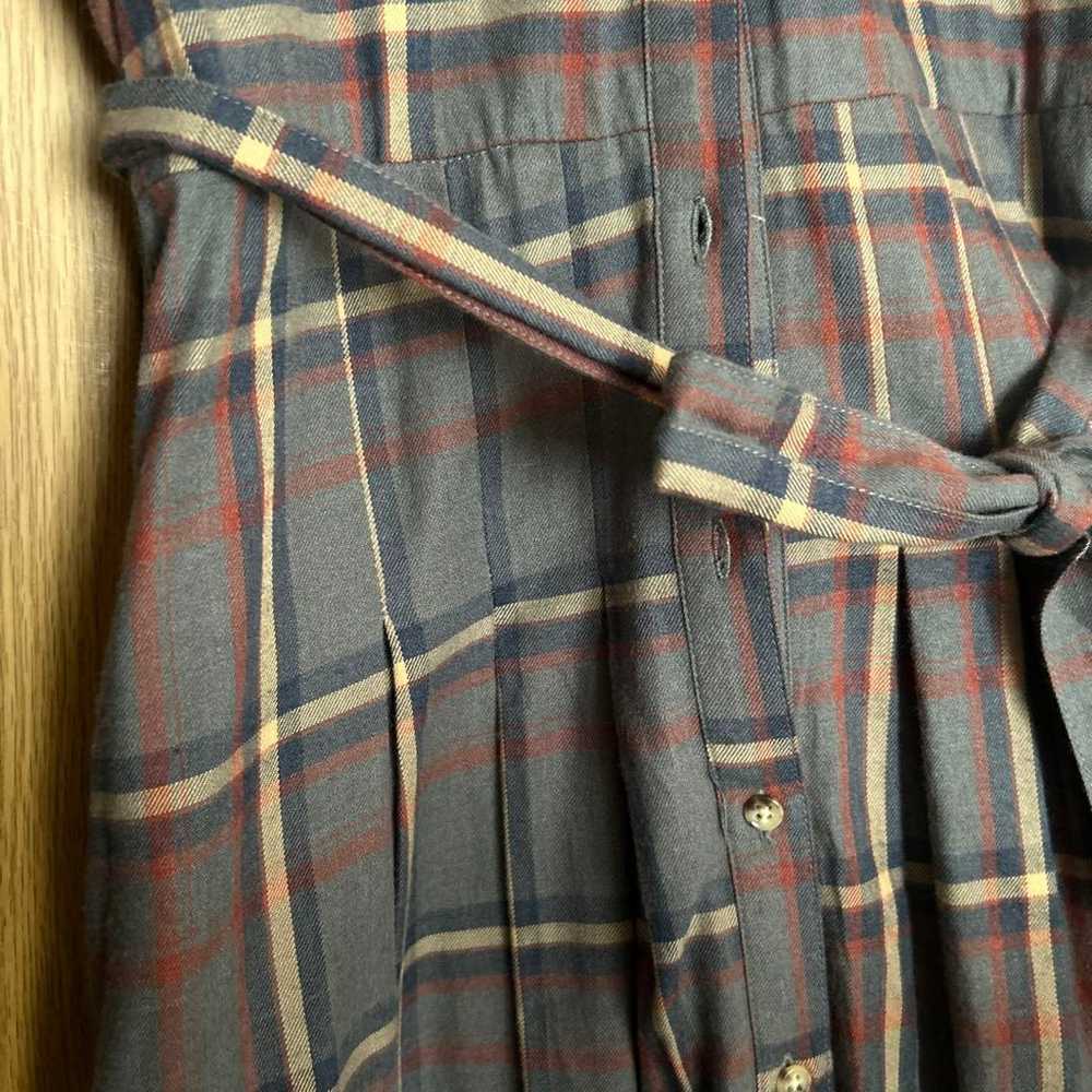 Brooks Brothers One-Piece Band Collar Check - image 2