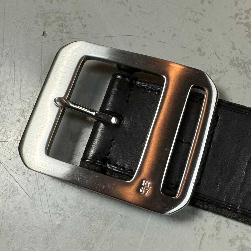 Ralph Lauren Silver Buckle Belt (28-32W) - image 2