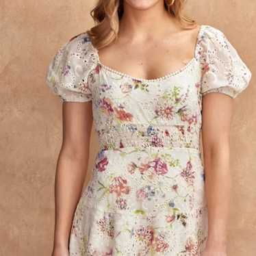 Willa Story Floral Eyelet Dress