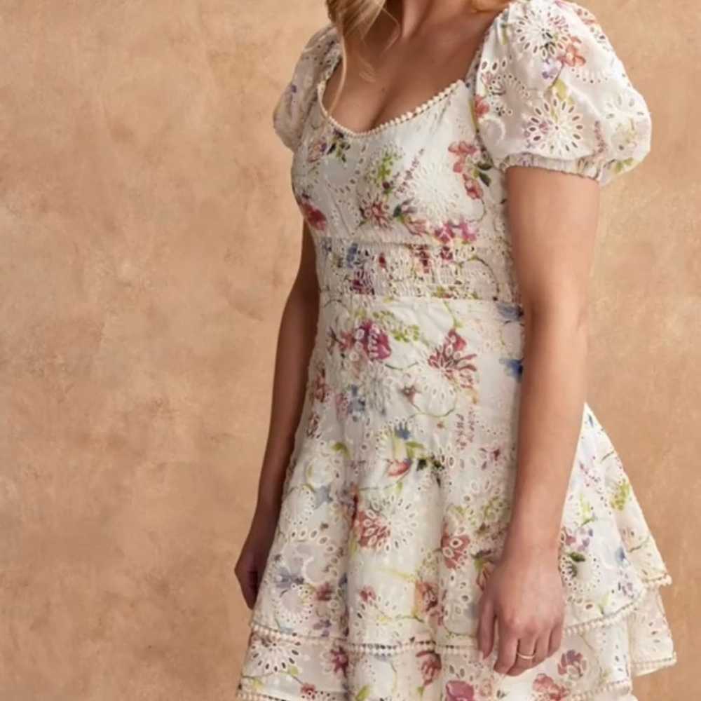 Willa Story Floral Eyelet Dress - image 2