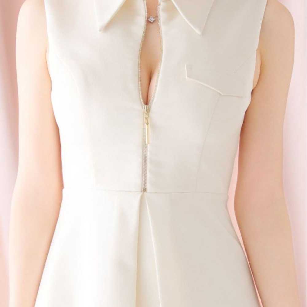 Robe de Fleur Center Zip Simple Sleeveless Lady C… - image 3