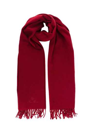 Managed by hewi Loro Piana Red Loro Cashmere Scarf