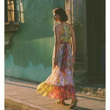 ANTHROPOLOGIE MALIBU FLORAL MAXI DRESS