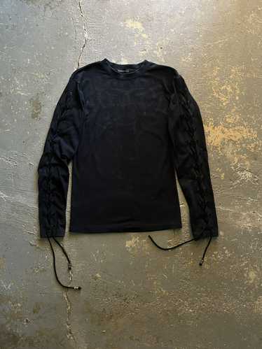 Yasuyuki Ishii 90’s Tribal Tattoo Lace-Up Long Sle