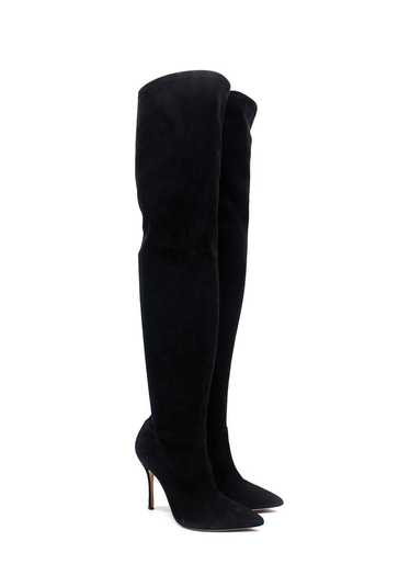 Managed by hewi Manolo Blahnik Black Suede Thigh H