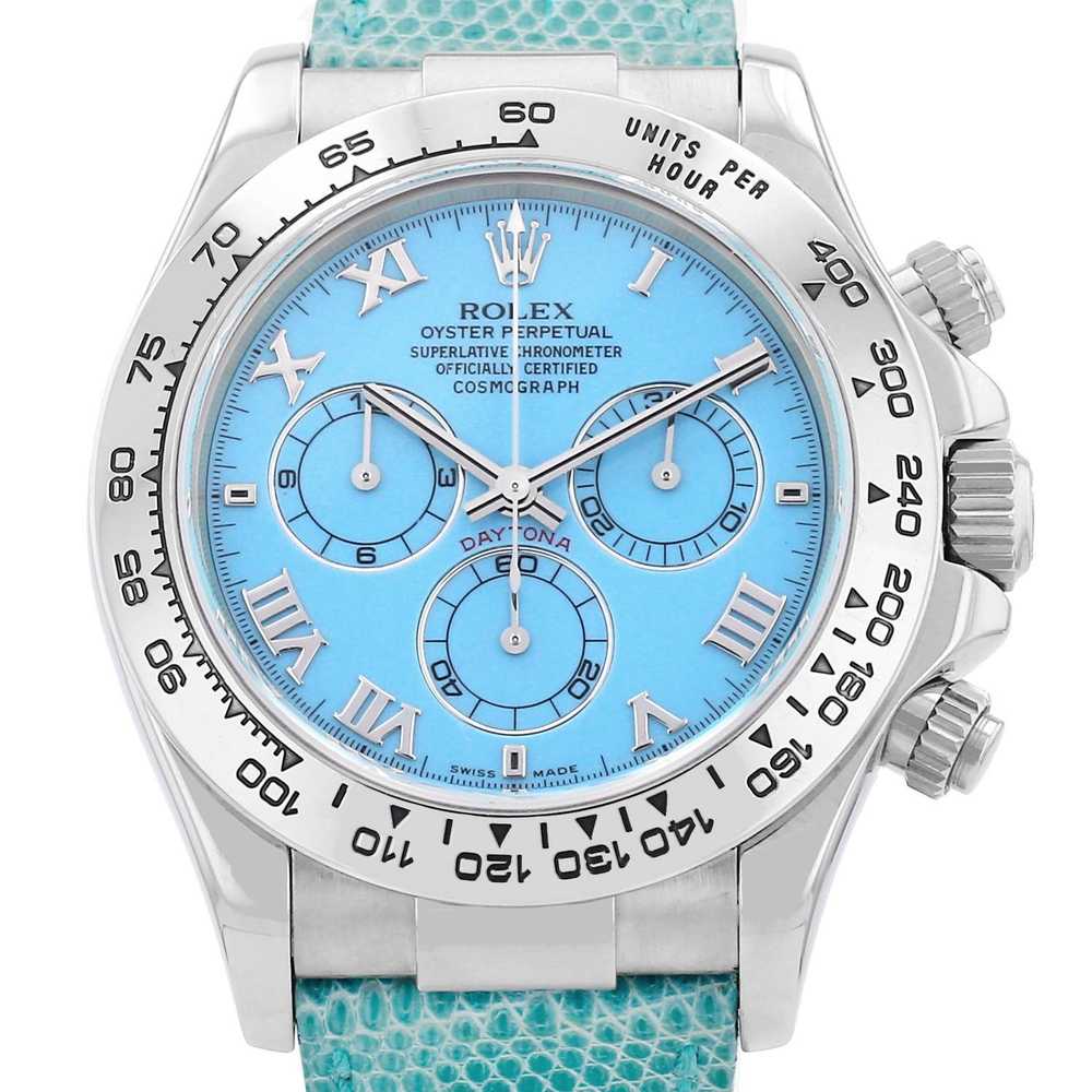 Rolex Daytona "Beach" Automatique in white gold R… - image 1