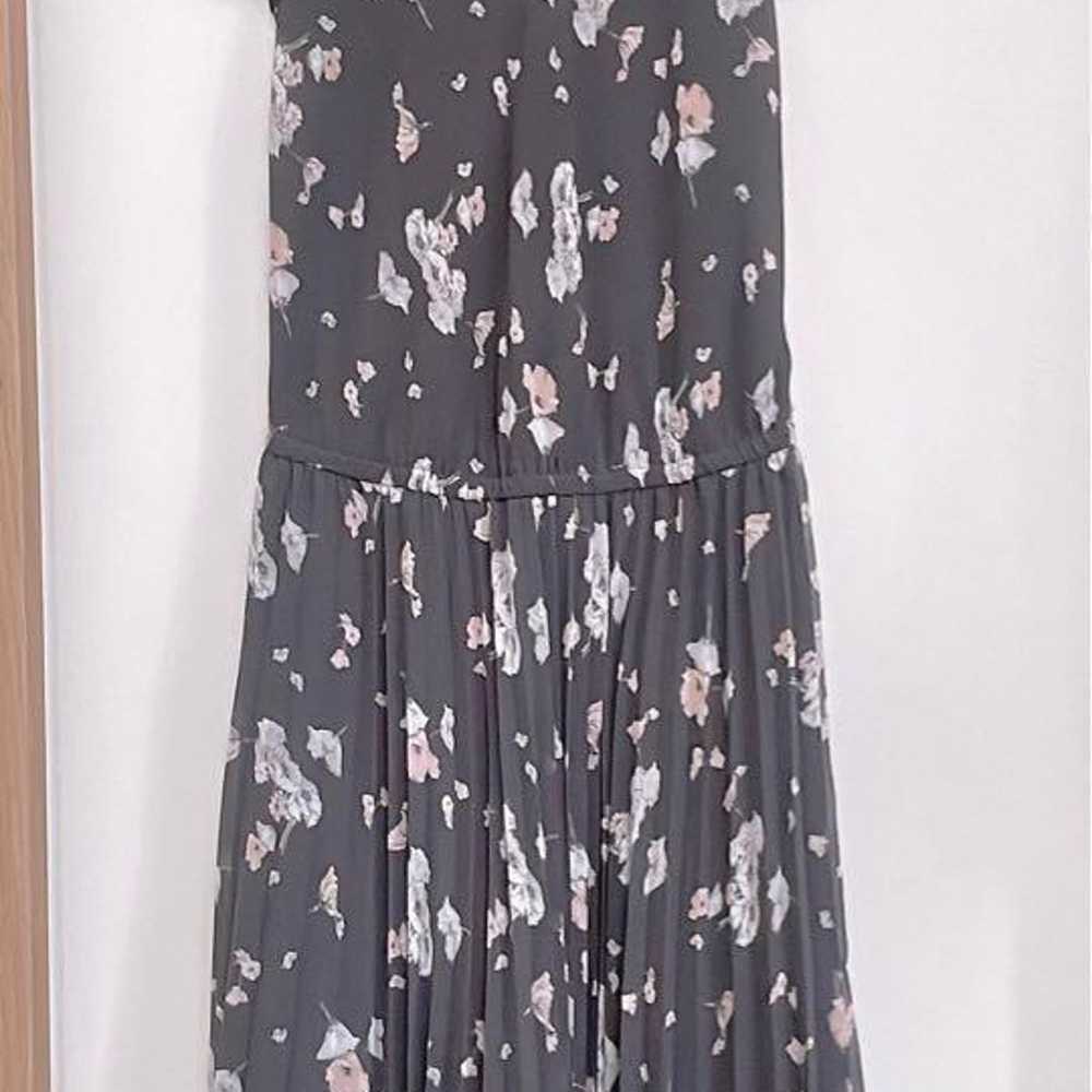 Laura Ashley Floral Chiffon Dress Size 11 - image 2