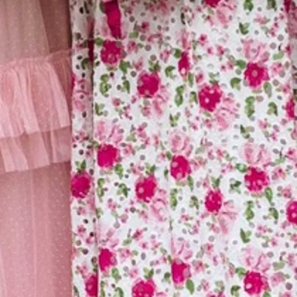 Floral Maxi Dress, Floral bridesmaids dress - image 2